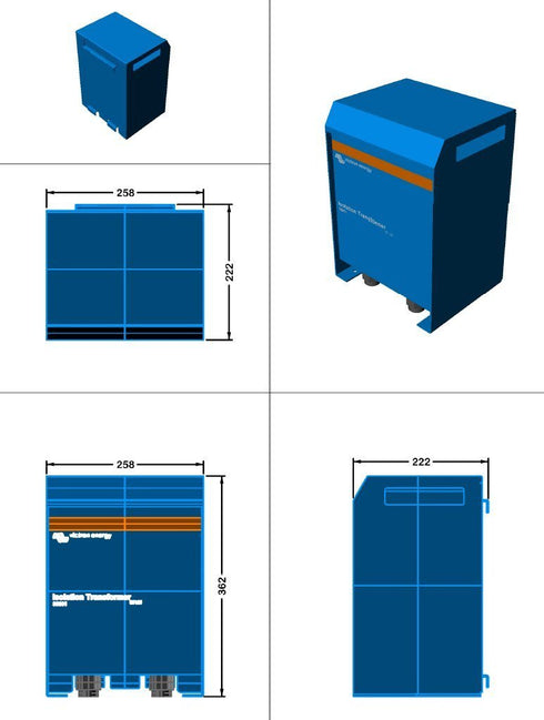 Victron Energy transformer— Isolation Transformer— 230V/1-phase— 3,6 kW / 7 kW
